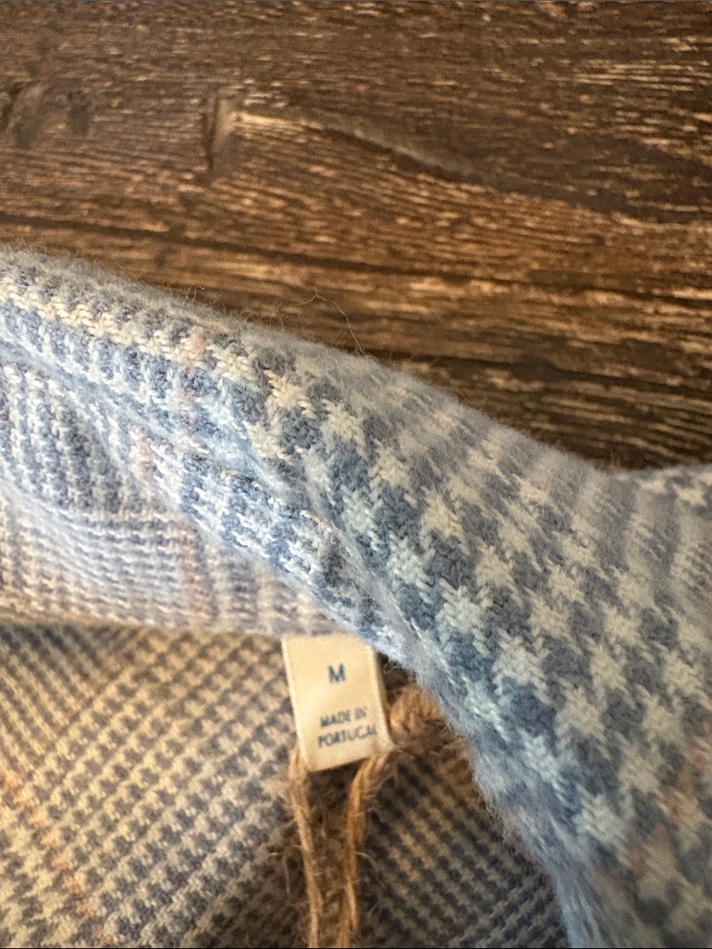 Faherty Nazaré Relaxed Flannel Shirt Canyon Plaid Tan Medium NWT - Picture 7 of 12